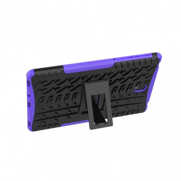 Чехол Hybrid Armor для Samsung Galaxy Tab S4 10.5 SM-T830 / SM-T835 (черный + фиолетовый) Чехол Hybrid Armor для Samsung Galaxy Tab S4 10.5 SM-T830 / SM-T835 (черный + фиолетовый)