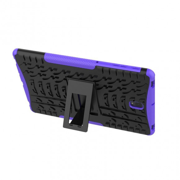 Чехол Hybrid Armor для Samsung Galaxy Tab S4 10.5 SM-T830 / SM-T835 (черный + фиолетовый) Чехол Hybrid Armor для Samsung Galaxy Tab S4 10.5 SM-T830 / SM-T835 (черный + фиолетовый)