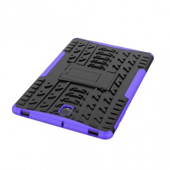 Чехол Hybrid Armor для Samsung Galaxy Tab S4 10.5 SM-T830 / SM-T835 (черный + фиолетовый) Чехол Hybrid Armor для Samsung Galaxy Tab S4 10.5 SM-T830 / SM-T835 (черный + фиолетовый)