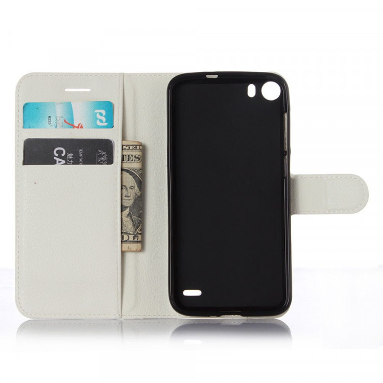 Чехол с визитницей для DOOGEE F3 / F3 Pro (белый)