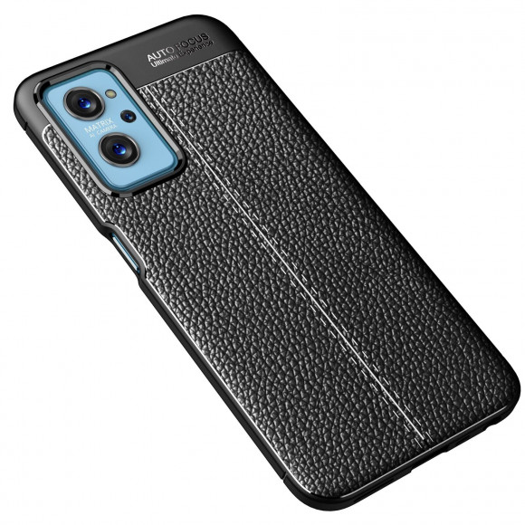 Чехол-накладка Litchi Grain для Realme 9i, OPPO A36, OPPO A76 (черный) Чехол-накладка Litchi Grain для Realme 9i, OPPO A36, OPPO A76 (черный)