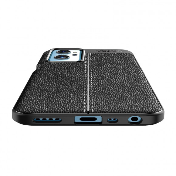 Чехол-накладка Litchi Grain для Realme 9i, OPPO A36, OPPO A76 (черный) Чехол-накладка Litchi Grain для Realme 9i, OPPO A36, OPPO A76 (черный)