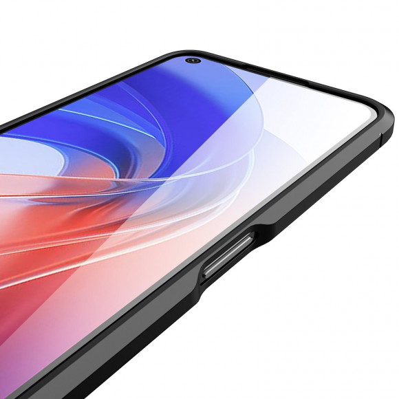 Чехол-накладка Litchi Grain для Realme 9i, OPPO A36, OPPO A76 (черный) Чехол-накладка Litchi Grain для Realme 9i, OPPO A36, OPPO A76 (черный)