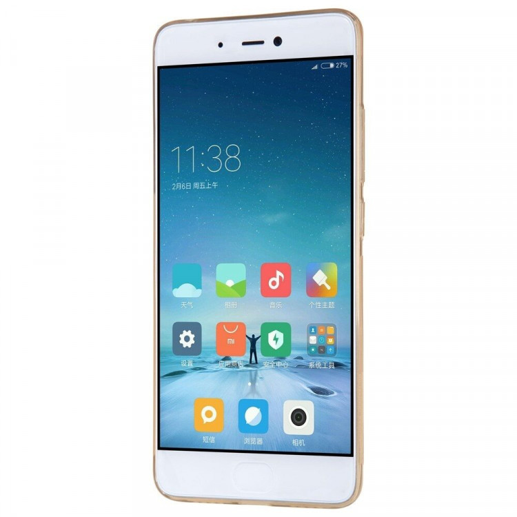 Силиконовый TPU чехол NILLKIN для Xiaomi Mi5S (золотой)