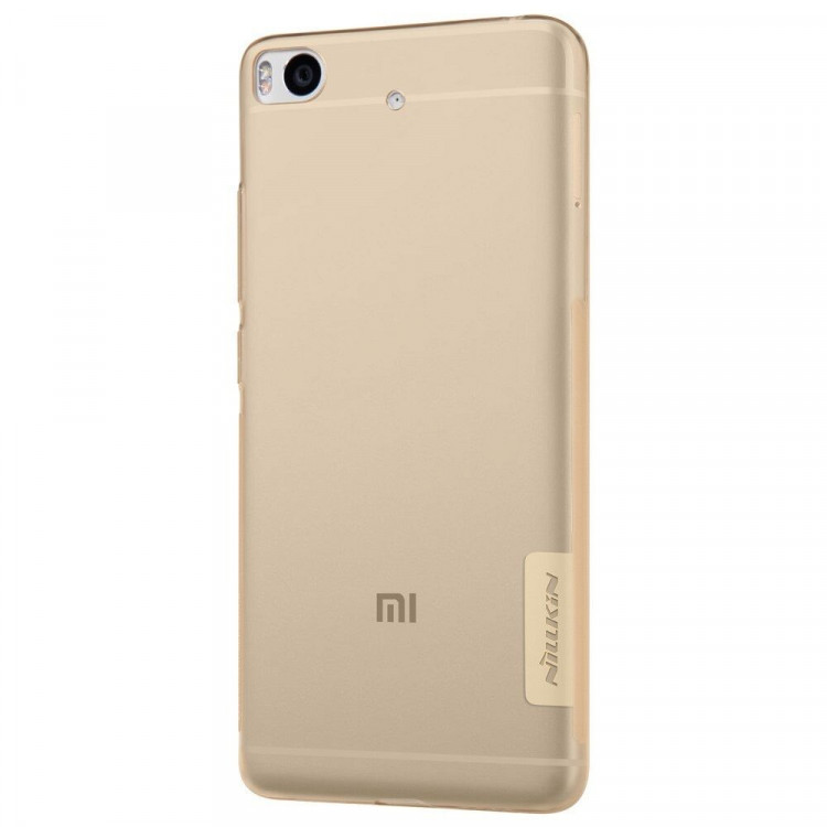 Силиконовый TPU чехол NILLKIN для Xiaomi Mi5S (золотой)