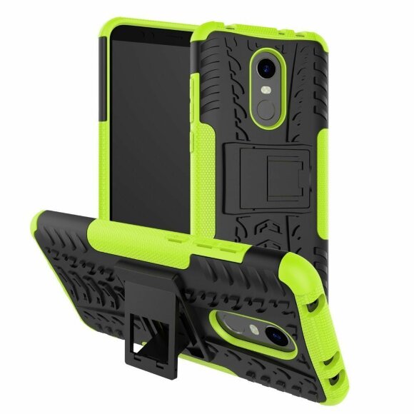 Чехол Hybrid Armor для Xiaomi Redmi 5 Plus (черный + зеленый)