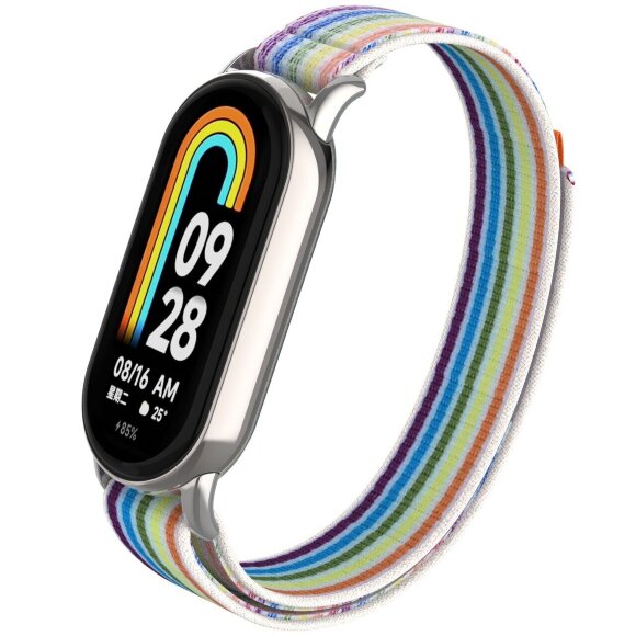 Ремешок с нейлоновой петлей для Xiaomi Mi Smart Band 8, Xiaomi Mi Band 8 (разноцветный) Ремешок с нейлоновой петлей для Xiaomi Mi Smart Band 8, Xiaomi Mi Band 8 (разноцветный)