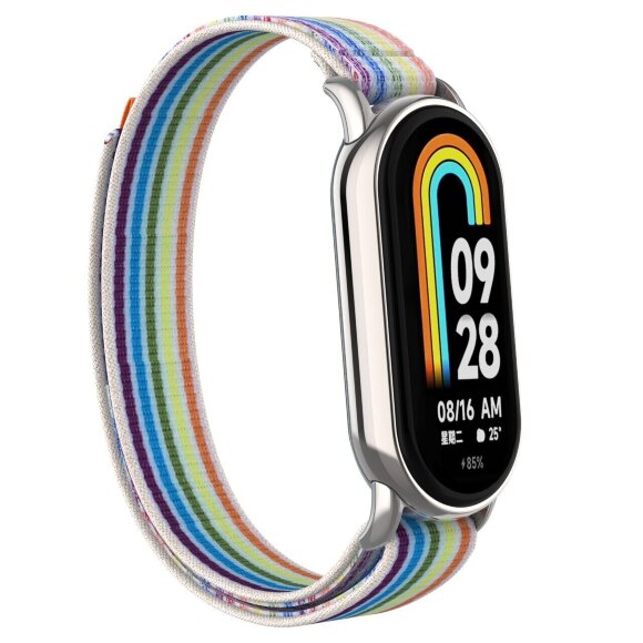 Ремешок с нейлоновой петлей для Xiaomi Mi Smart Band 8, Xiaomi Mi Band 8 (разноцветный) Ремешок с нейлоновой петлей для Xiaomi Mi Smart Band 8, Xiaomi Mi Band 8 (разноцветный)