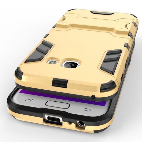 Чехол Duty Armor для Samsung Galaxy A3 (2017) SM-A320F (золотой) Чехол Duty Armor для Samsung Galaxy A3 (2017) SM-A320F (золотой)