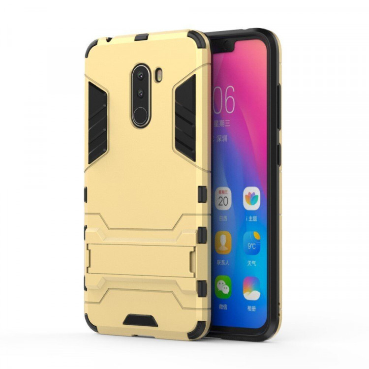 Чехол Duty Armor для Xiaomi Pocophone F1 / Poco F1 (золотой)