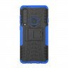 Чехол Hybrid Armor для Samsung Galaxy A9 (2018) (черный + голубой)