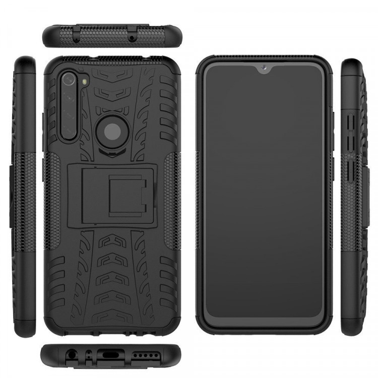 Чехол Hybrid Armor для Xiaomi Redmi Note 8 (черный)