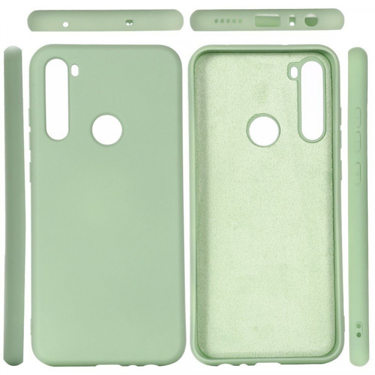 Силиконовый чехол Mobile Shell для Xiaomi Redmi Note 8T (темно-зеленый)