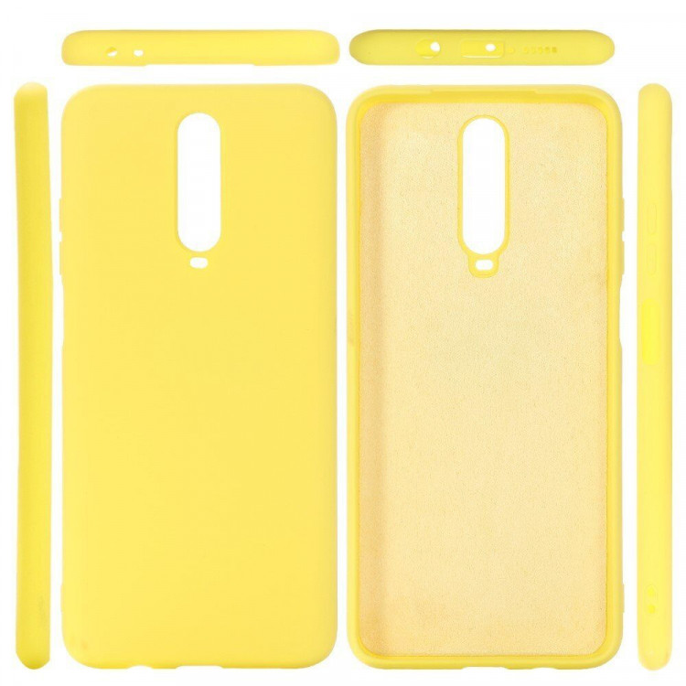 Силиконовый чехол Mobile Shell для Xiaomi Redmi K30 (желтый)