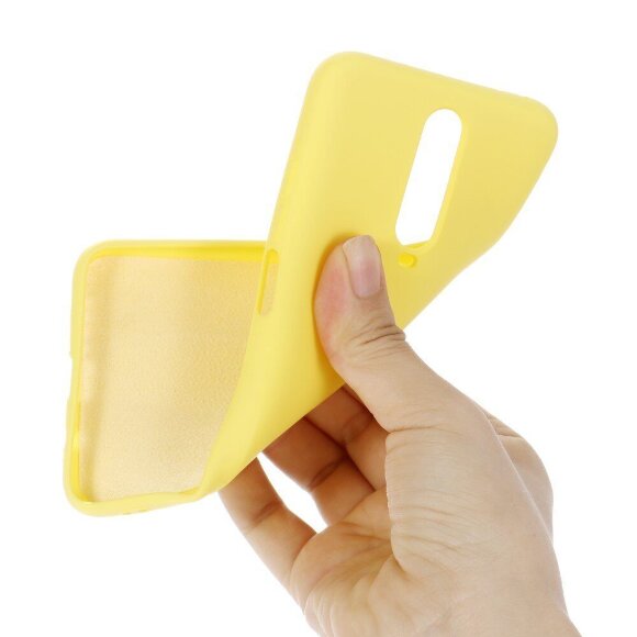 Силиконовый чехол Mobile Shell для Xiaomi Redmi K30 (желтый) Силиконовый чехол Mobile Shell для Xiaomi Redmi K30 (желтый)