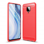 Чехол-накладка Carbon Fibre для Xiaomi Redmi Note 9S / Note 9 Pro / Note 9 Pro Max (красный) Чехол-накладка Carbon Fibre для Xiaomi Redmi Note 9S / Note 9 Pro / Note 9 Pro Max (красный)