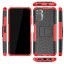 Чехол Hybrid Armor для Xiaomi Redmi Note 10 / Redmi Note 10S / Poco M5S (черный + красный)