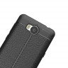 Чехол-накладка Litchi Grain для Huawei Y5 2017 / Y6 2017 (черный)