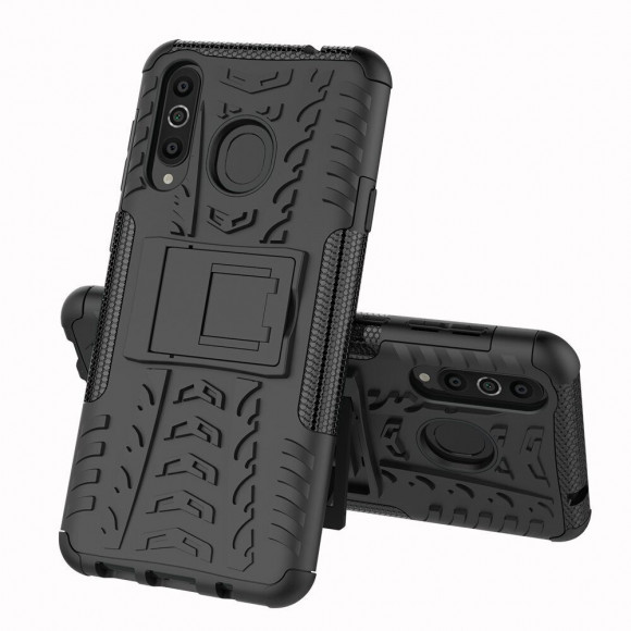 Чехол Hybrid Armor для Samsung Galaxy A8s (черный)