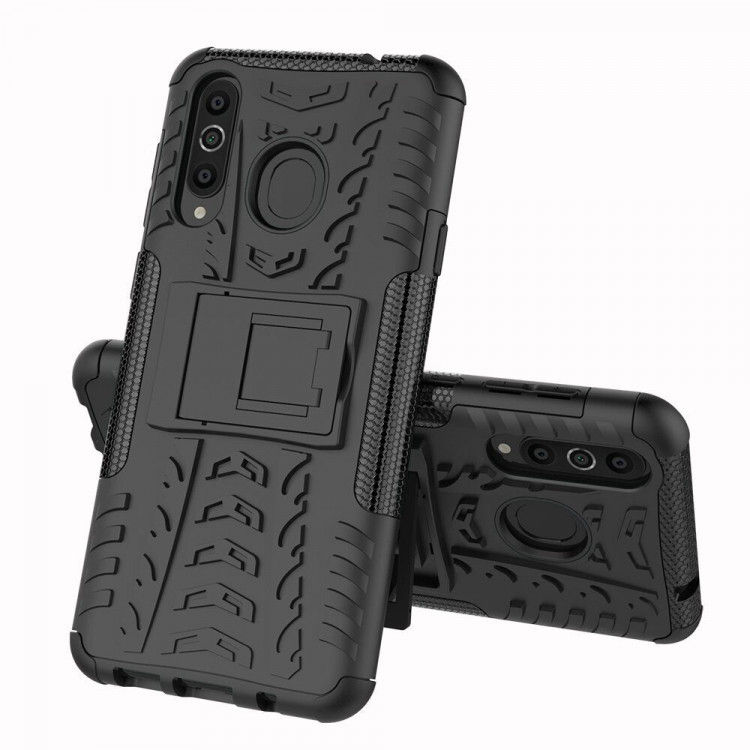 Чехол Hybrid Armor для Samsung Galaxy A8s (черный)