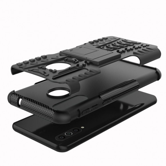 Чехол Hybrid Armor для Samsung Galaxy A8s (черный)