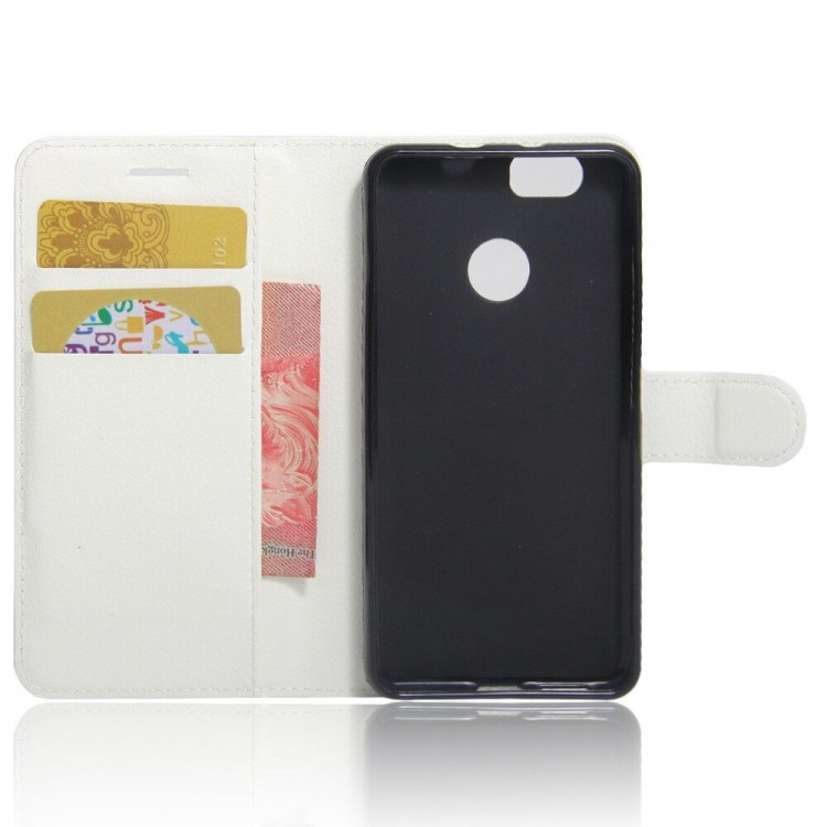Чехол с визитницей для Huawei Nova (белый)