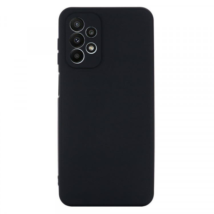 Силиконовый чехол Mobile Shell для Samsung Galaxy A23 4G (черный)