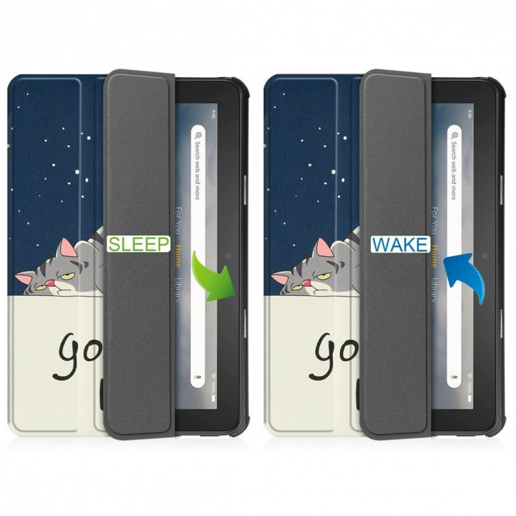 Чехол Smart Case для Amazon Fire 7 (2022) (Lazy Cat)