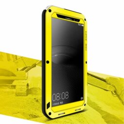 Гибридный чехол LOVE MEI для Huawei Mate 8 (желтый)