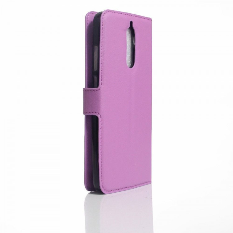 Чехол с визитницей для Huawei Mate 9 Pro (фиолетовый)