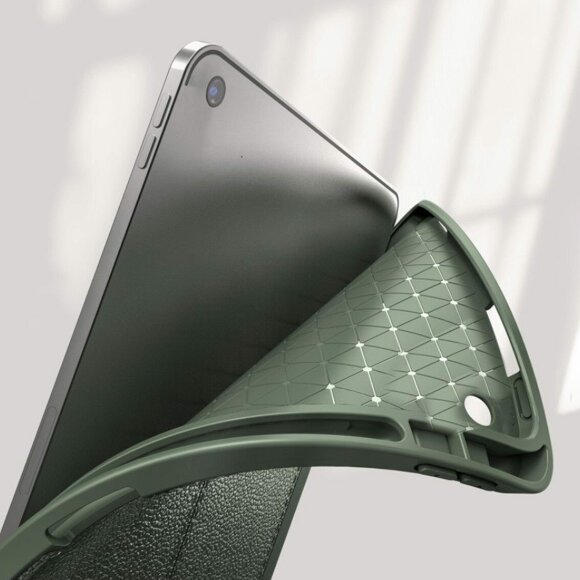 Чехол Drop-Resistant для Apple iPad 10.2 (темно-зеленый) Чехол Drop-Resistant для Apple iPad 10.2 (темно-зеленый)