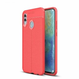 Чехол-накладка Litchi Grain для Huawei Honor 10 Lite / P Smart (2019) (красный)