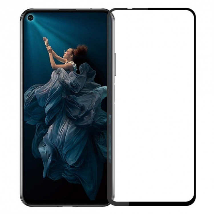 Защитное стекло 3D для Huawei nova 5T / Honor 20 / Honor 20 Pro (черный)
