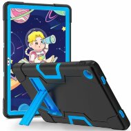 Гибридный TPU чехол для Lenovo Tab M10 Plus (Gen 3) / Lenovo Xiaoxin Pad 2022 (черный + синий) Гибридный TPU чехол для Lenovo Tab M10 Plus (Gen 3) / Lenovo Xiaoxin Pad 2022 (черный + синий)