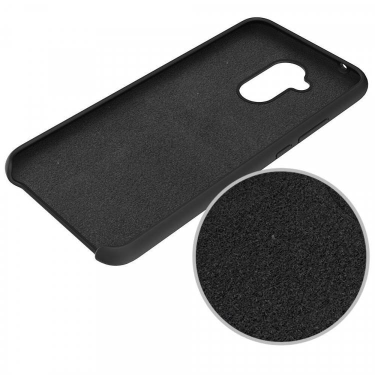 Силиконовый чехол Mobile Shell для Huawei Mate 20 Lite (черный)