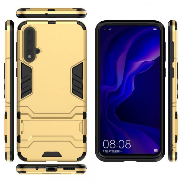Чехол Duty Armor для Huawei nova 5 Pro / Huawei nova 5 (золотой)