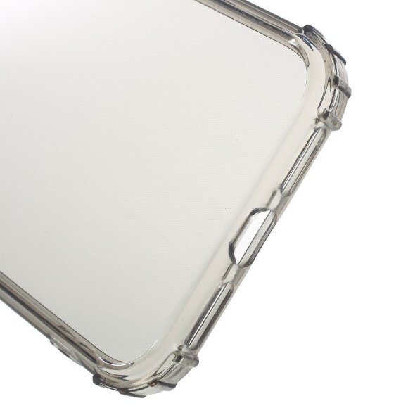 Силиконовый чехол с усиленными бортиками для iPhone XR (черный)