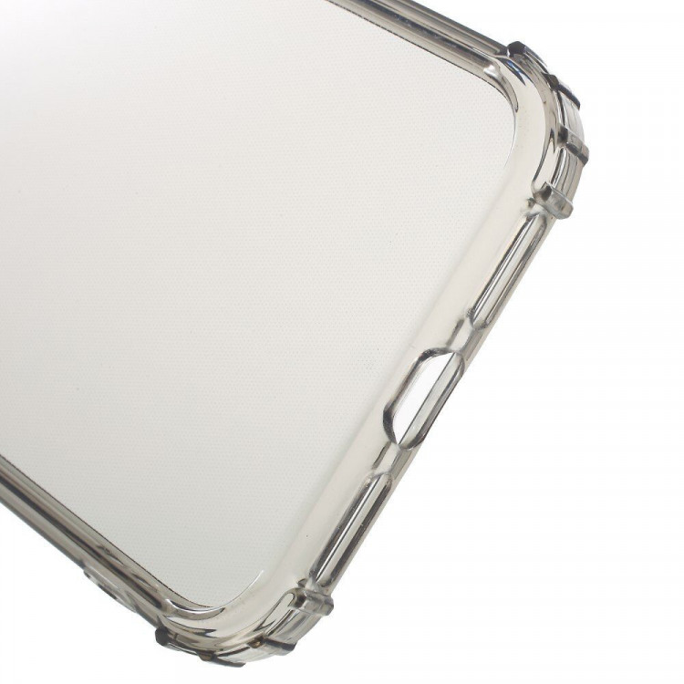 Силиконовый чехол с усиленными бортиками для iPhone XR (черный)