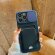 Чехол с отделением для карт и защитой камеры для iPhone 13 Pro (темно-синий)