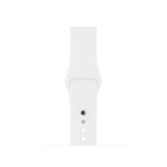 Спортивный ремешок для Apple Watch 38 и 40мм (белый) Спортивный ремешок для Apple Watch 38 и 40мм (белый)