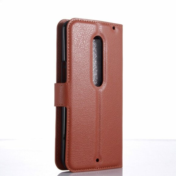 Чехол с визитницей для Motorola Moto X Style (коричневый)