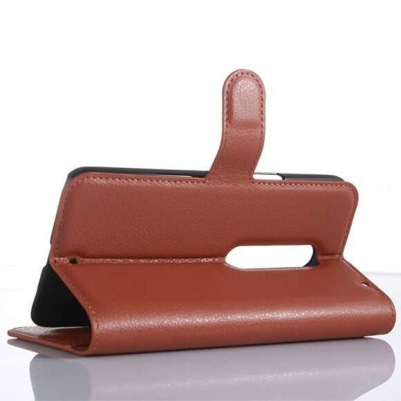 Чехол с визитницей для Motorola Moto X Style (коричневый)