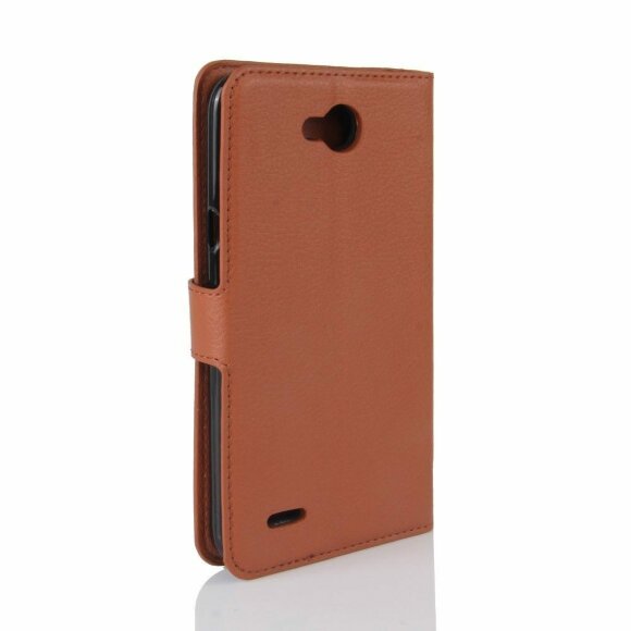 Чехол с визитницей для LG X Power 2 M320  (коричневый)