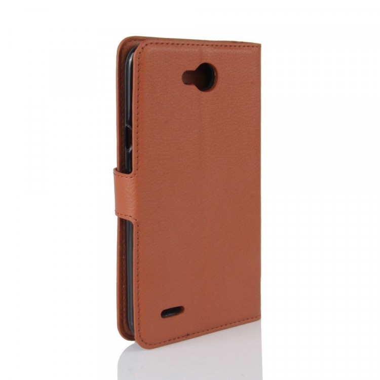 Чехол с визитницей для LG X Power 2 M320  (коричневый)