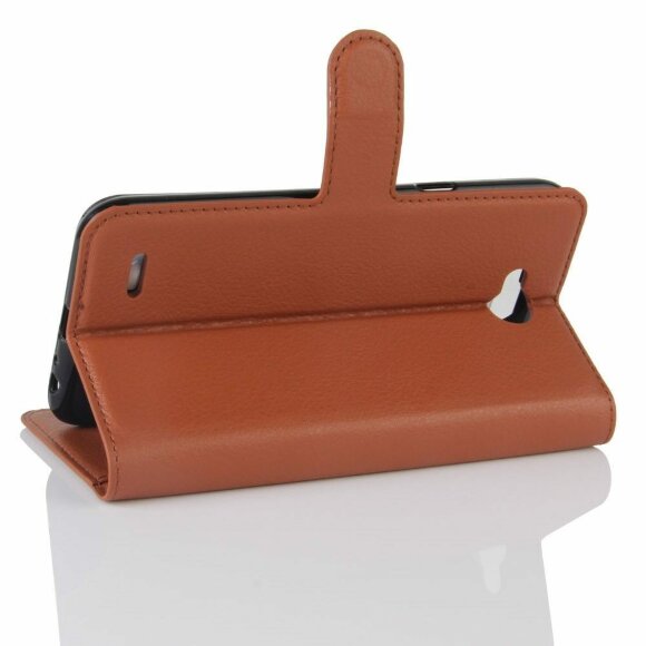 Чехол с визитницей для LG X Power 2 M320  (коричневый)