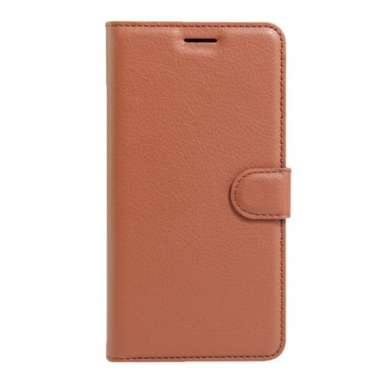 Чехол с визитницей для Motorola Moto Z Force (коричневый)