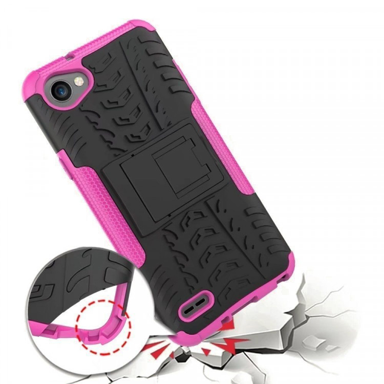 Чехол Hybrid Armor для LG Q6 / LG Q6a / LG Q6+ (черный + белый)