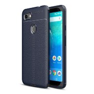 Чехол-накладка Litchi Grain для Google Pixel 3a XL (темно-синий) Чехол-накладка Litchi Grain для Google Pixel 3a XL (темно-синий)