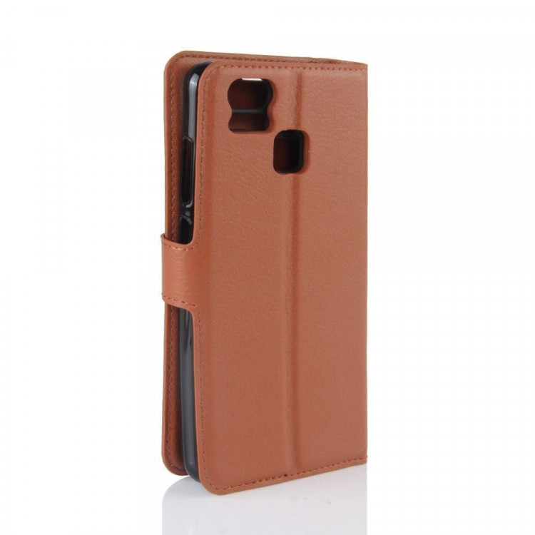 Чехол с визитницей для Asus Zenfone 3 Zoom ZE553KL (коричневый)