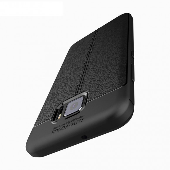 Чехол-накладка Litchi Grain для Asus Zenfone 4V V520KL (черный)